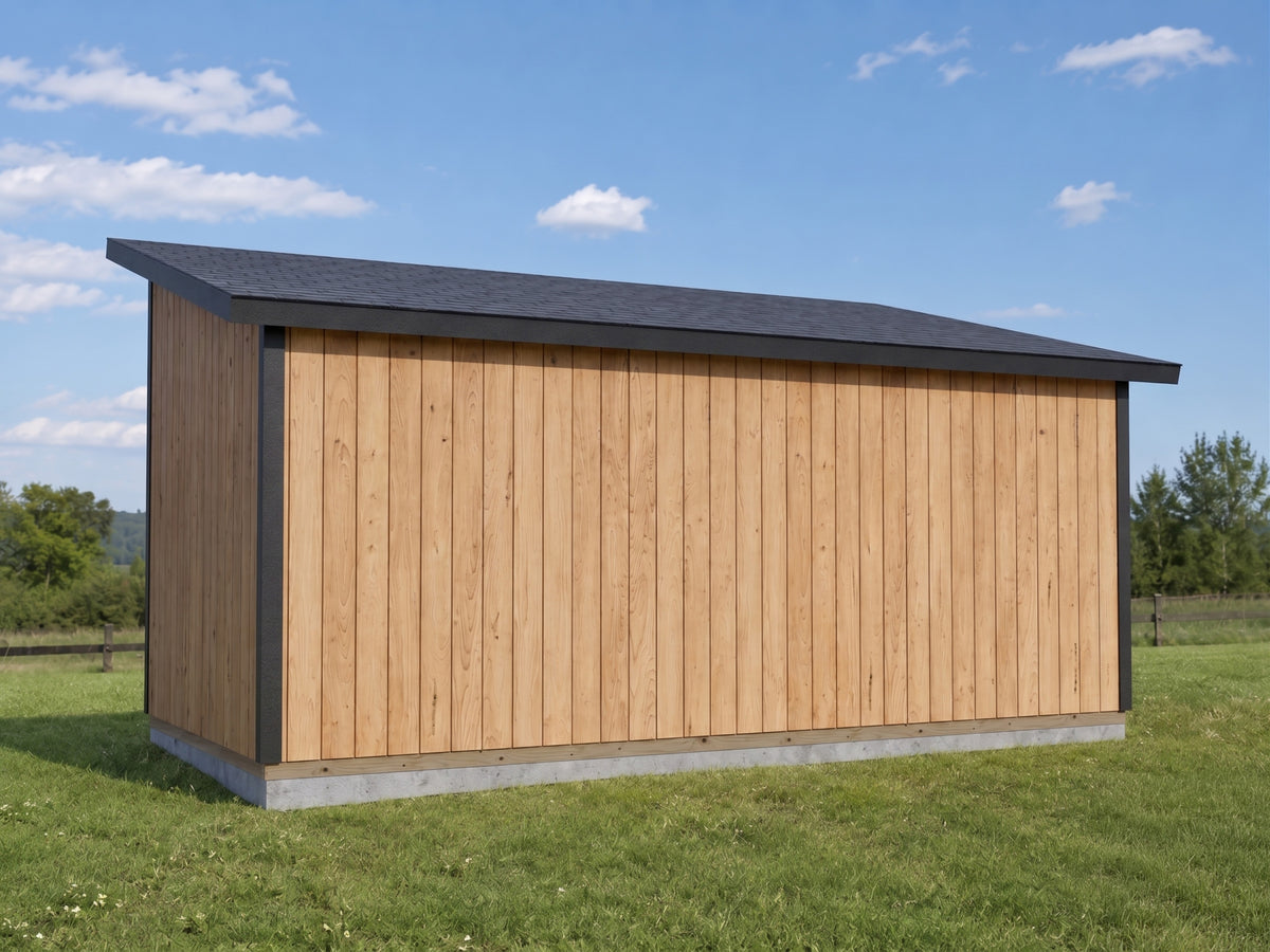 10x20 Lean-To Shed Plans | Backyard Storage Building