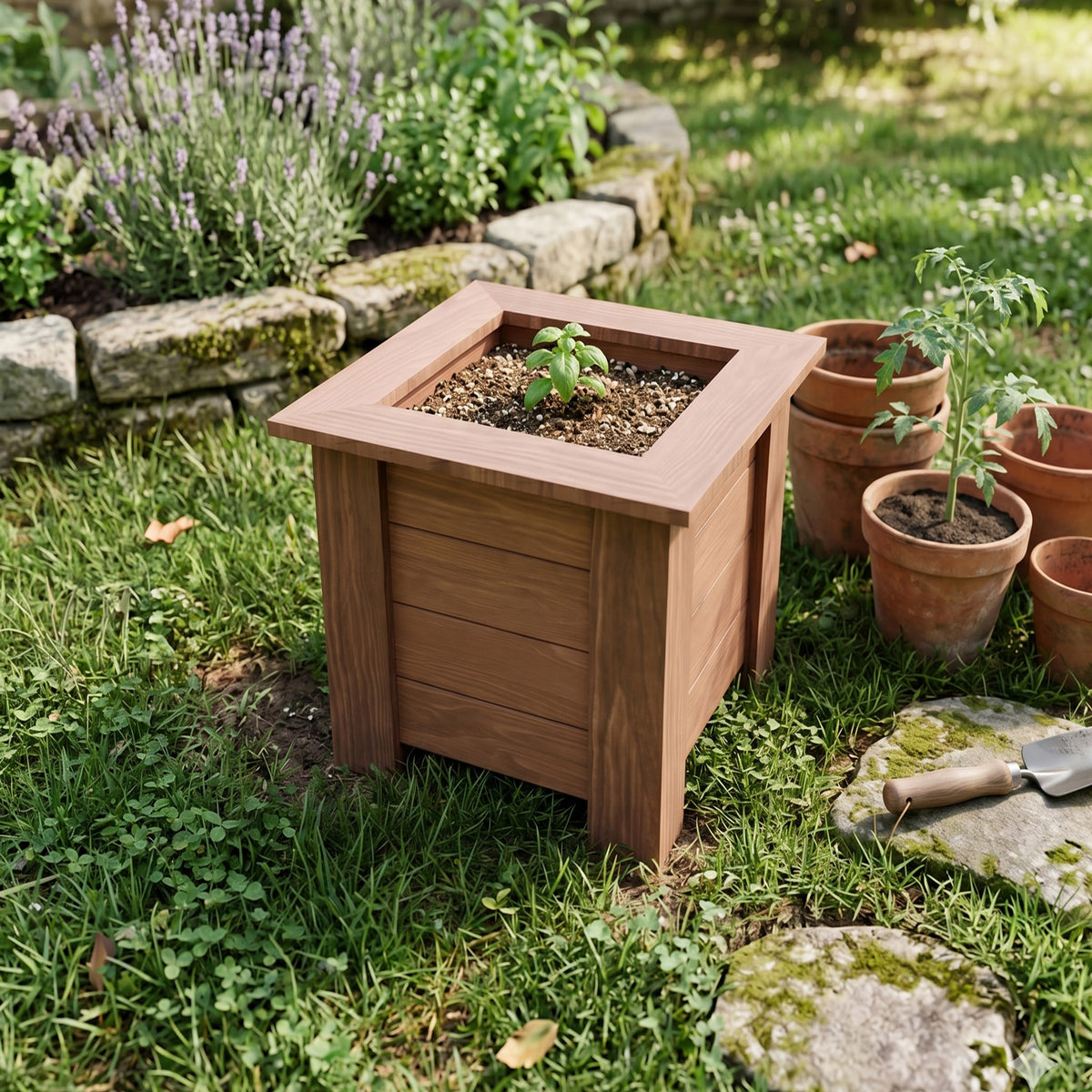 Cedar Planter Box Plans | Easy Build Using Only 5/8 x 4 Cedar