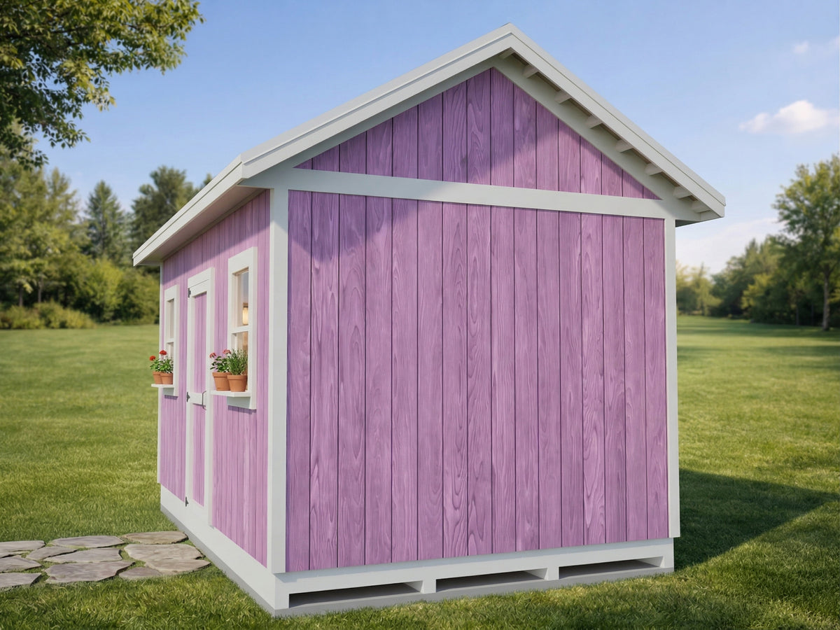 10x16 She Shed Plans | Backyard Studio, Guest House | PDF Download