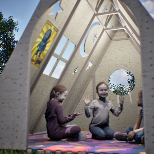 A-Frame Playhouse Plan