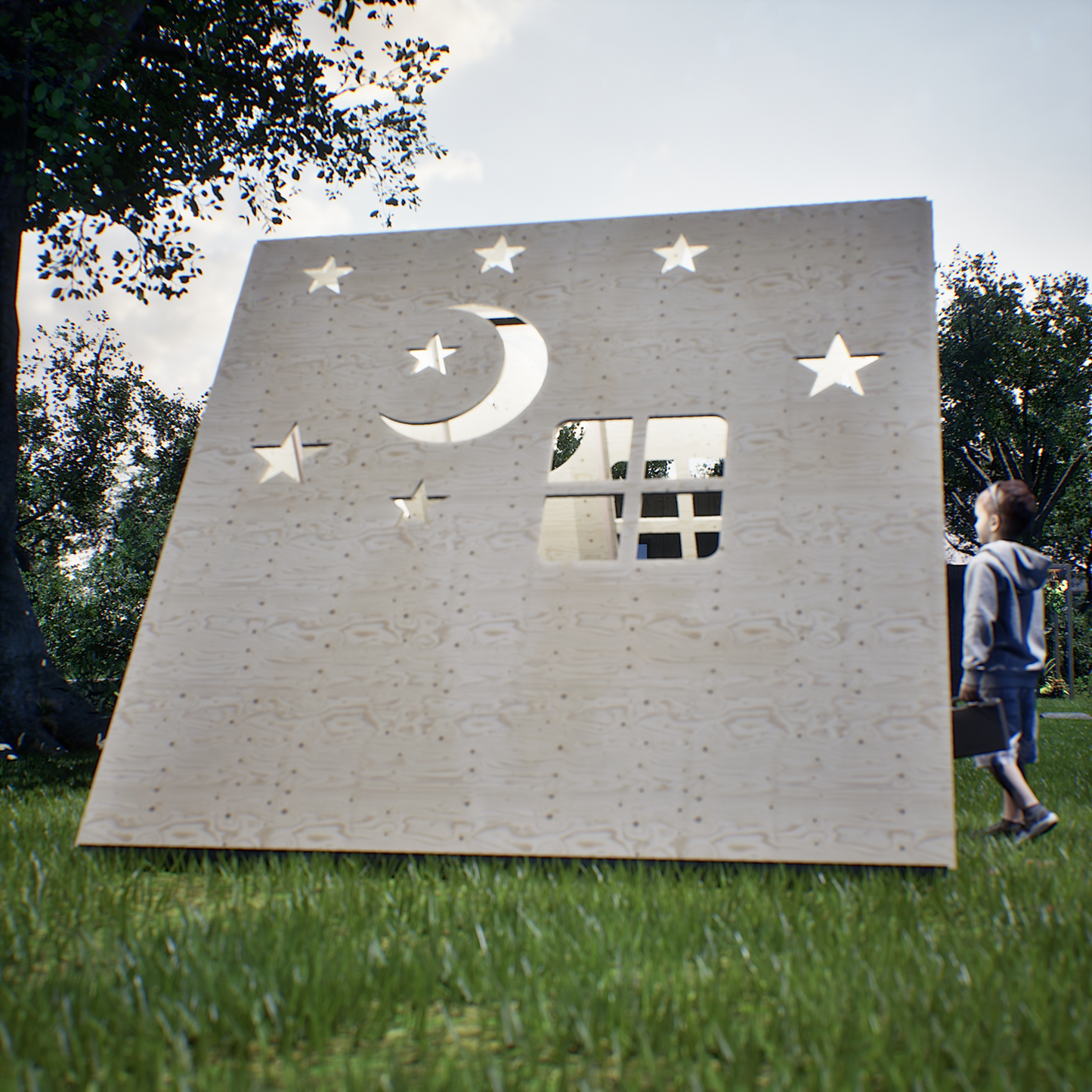 A-Frame Playhouse Plan