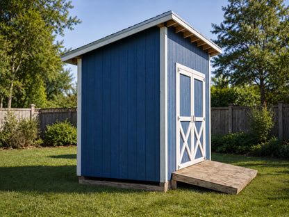 6x10 Lean-To Storage Shed Plans | Backyard Tool Hideaway