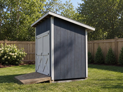 6x8 Lean-To Shed Plans | Compact Backyard Storage Utility Shed