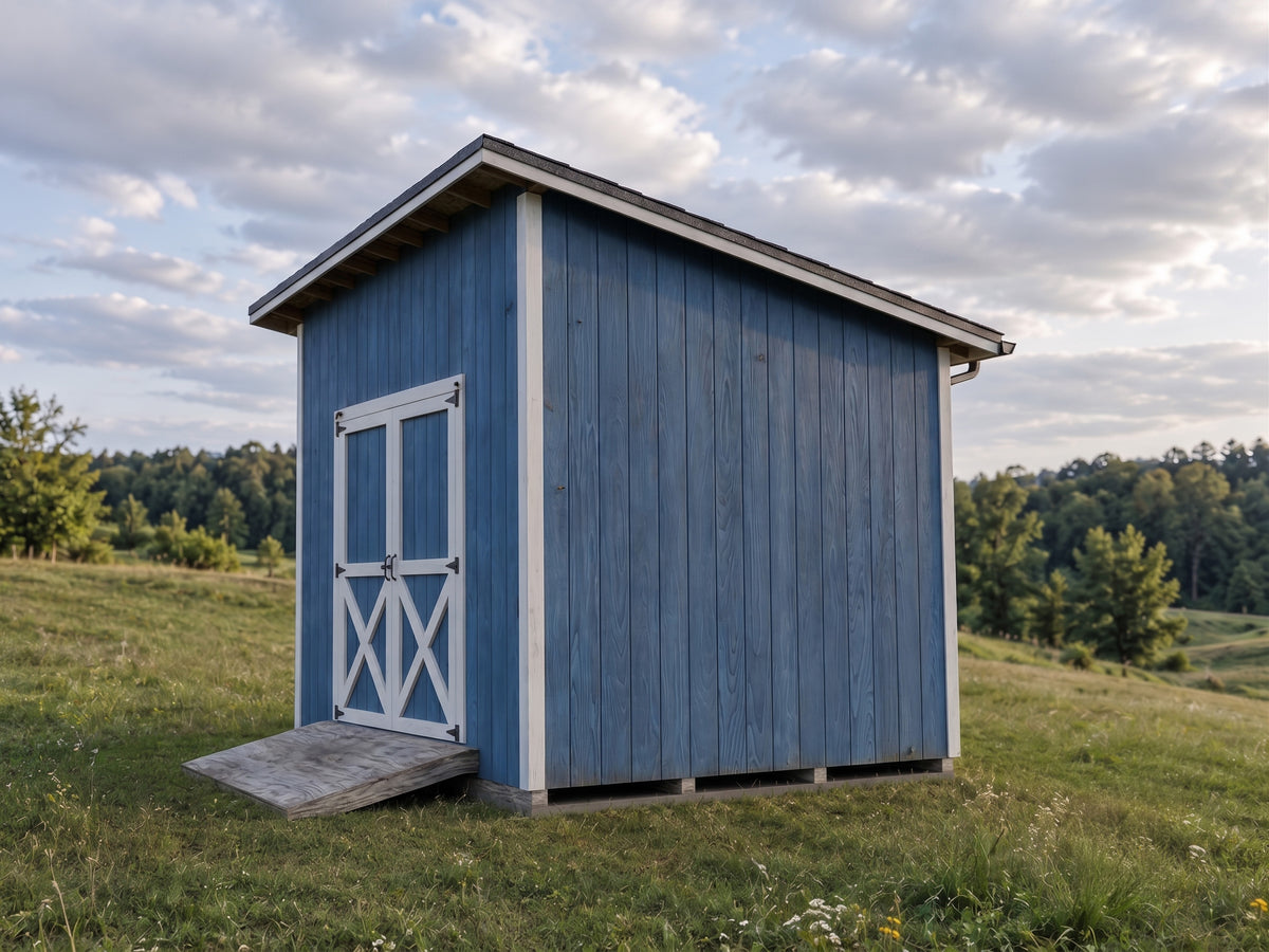 10x12 Lean-To Shed Plans | Backyard Utility Garden Tool Storage