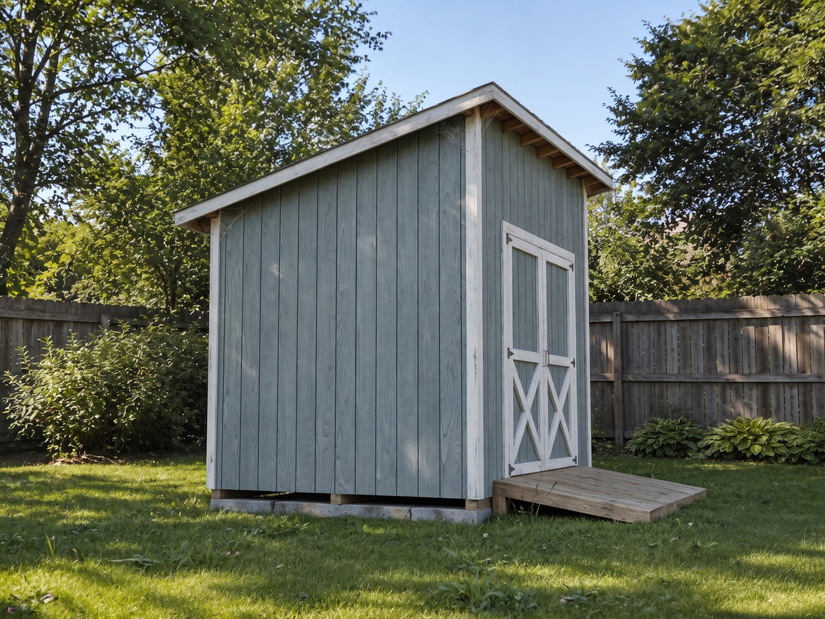 Lean-To Shed Plans | 8x10 DIY Backyard Storage