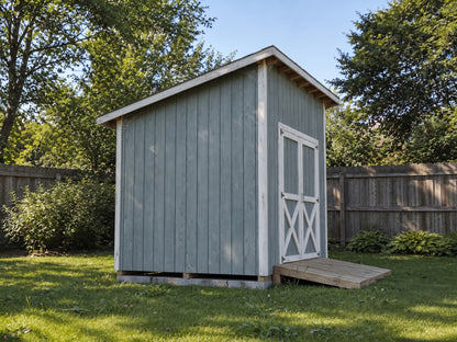 Lean-To Shed Plans | 8x10 DIY Backyard Storage