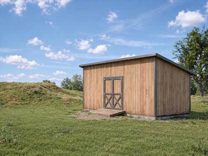 10x24 Lean-To Shed Plans | DIY Backyard Storage Building