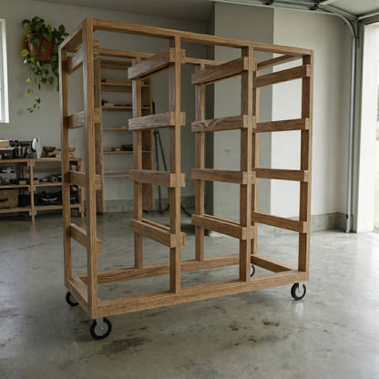 Mobile 27 Gallon Tote Storage Rack Plans
