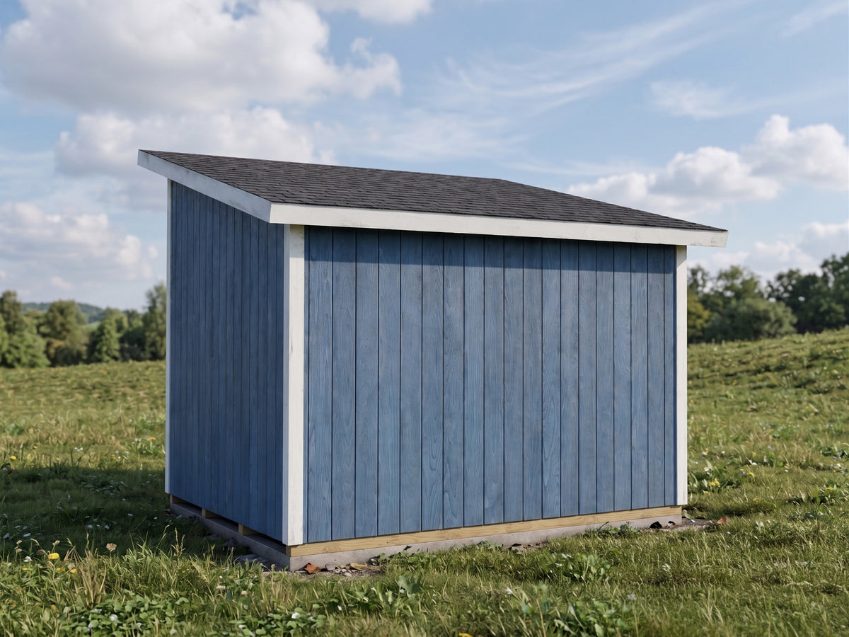 10x12 Lean-To Shed Plans | Backyard Utility Garden Tool Storage