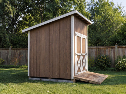 8x8 Lean-To Shed Plans | Backyard Storage Blueprint