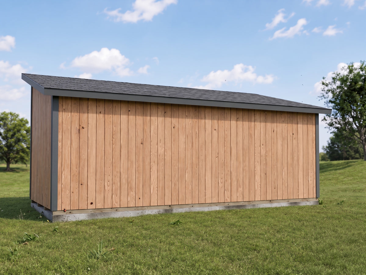 10x24 Lean-To Shed Plans | DIY Backyard Storage Building