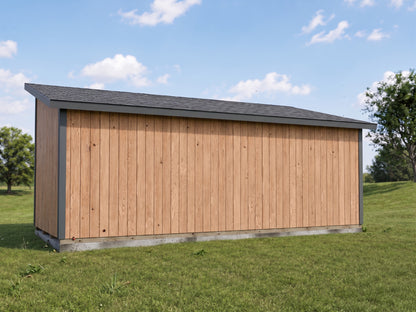 10x24 Lean-To Shed Plans | DIY Backyard Storage Building