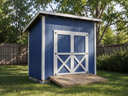 6x10 Lean-To Storage Shed Plans | Backyard Tool Hideaway