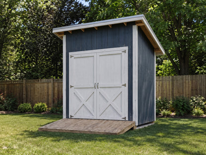 6x8 Lean-To Shed Plans | Compact Backyard Storage Utility Shed