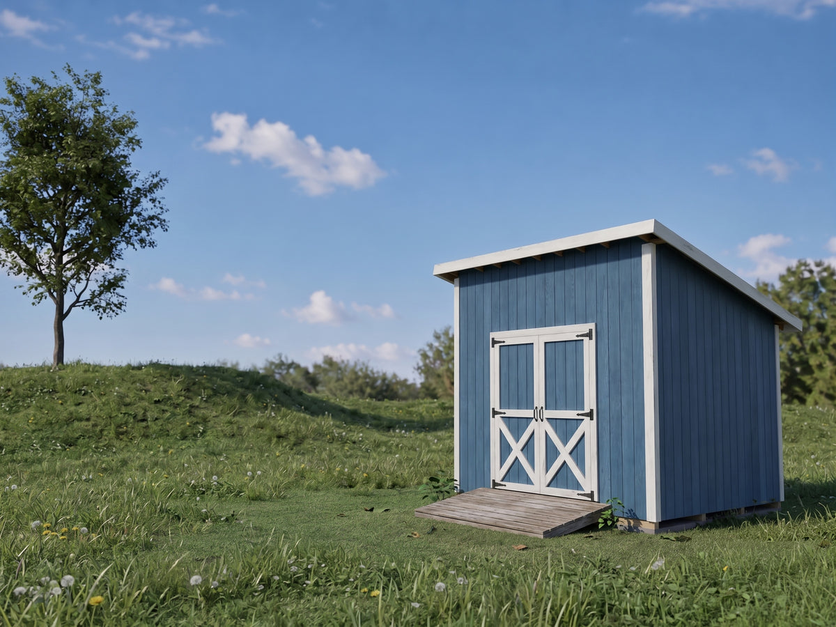 10x12 Lean-To Shed Plans | Backyard Utility Garden Tool Storage