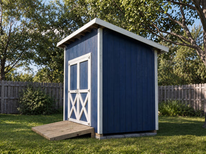 6x10 Lean-To Storage Shed Plans | Backyard Tool Hideaway