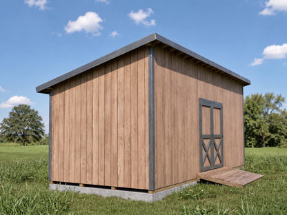 10x24 Lean-To Shed Plans | DIY Backyard Storage Building