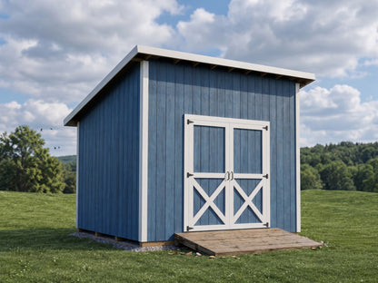 10x12 Lean-To Shed Plans | Backyard Utility Garden Tool Storage