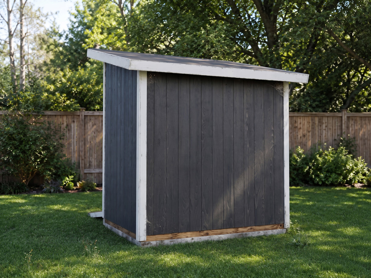 6x8 Lean-To Shed Plans | Compact Backyard Storage Utility Shed
