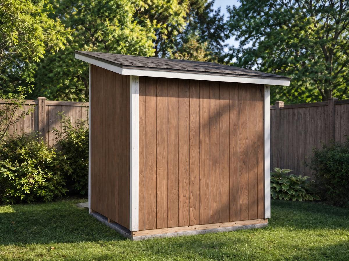 8x8 Lean-To Shed Plans | Backyard Storage Blueprint