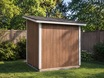 8x8 Lean-To Shed Plans | Backyard Storage Blueprint