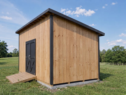 10x20 Lean-To Shed Plans | Backyard Storage Building