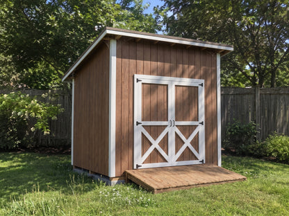 8x8 Lean-To Shed Plans | Backyard Storage Blueprint