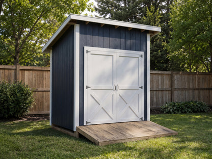 6x8 Lean-To Shed Plans | Compact Backyard Storage Utility Shed