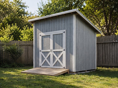 Lean-To Shed Plans | 8x10 DIY Backyard Storage