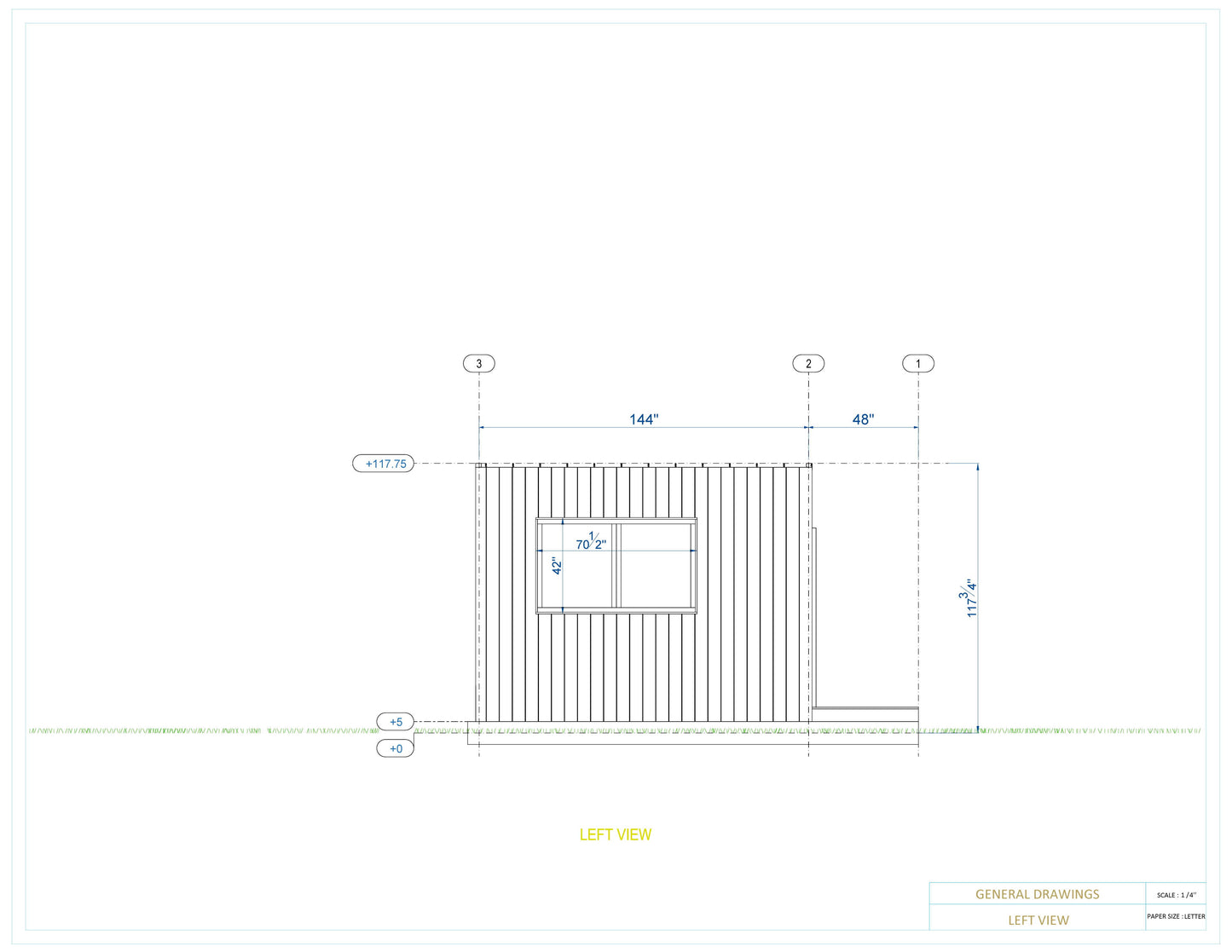 12x12 Small Cabin Plan