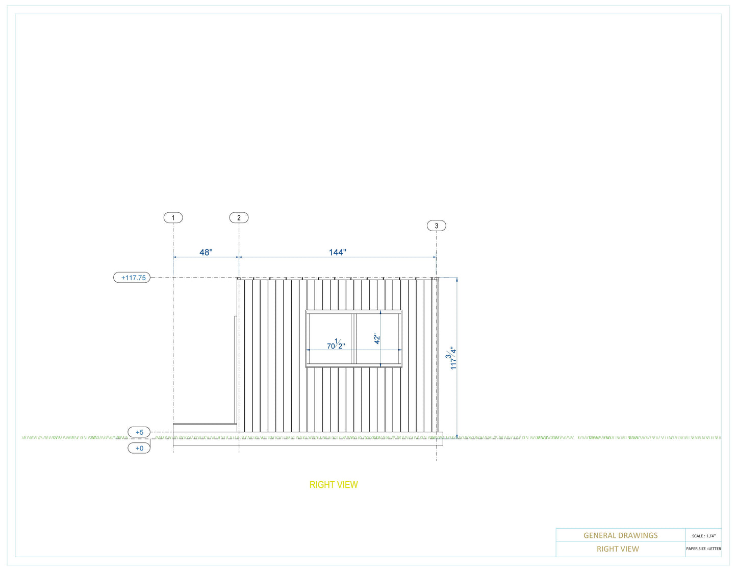 12x12 Small Cabin Plan