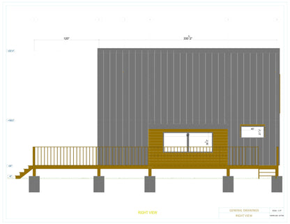 20x24 A Frame Cabin Plan