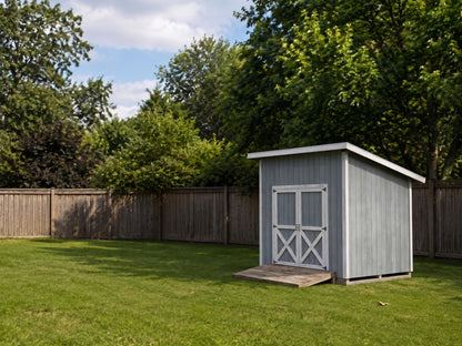 Lean-To Shed Plans | 8x10 DIY Backyard Storage