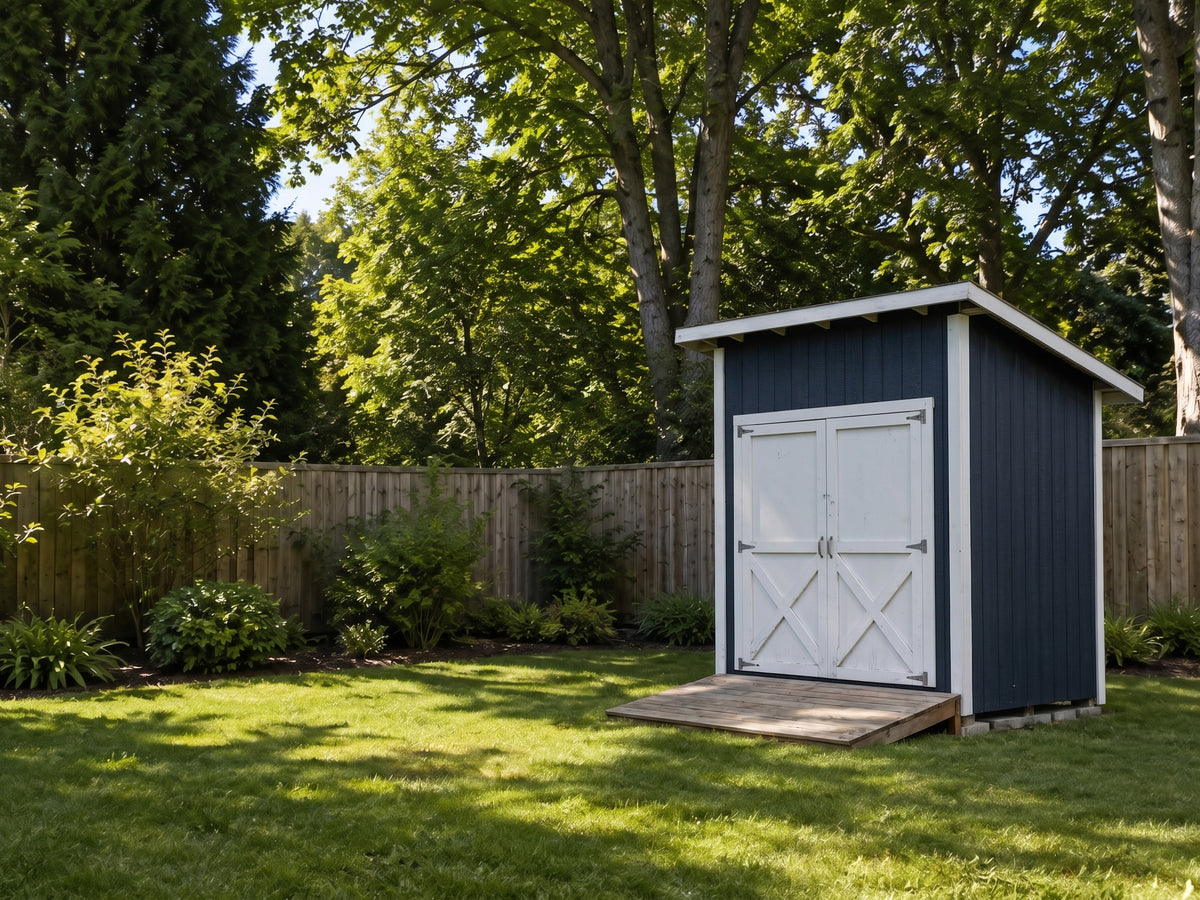 6x8 Lean-To Shed Plans | Compact Backyard Storage Utility Shed