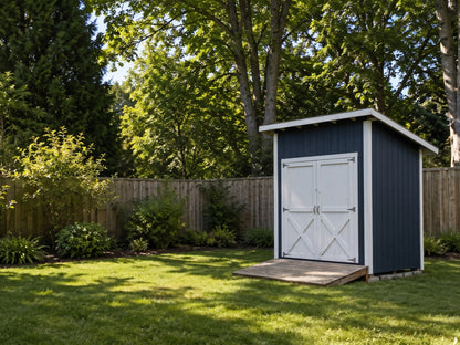 6x8 Lean-To Shed Plans | Compact Backyard Storage Utility Shed