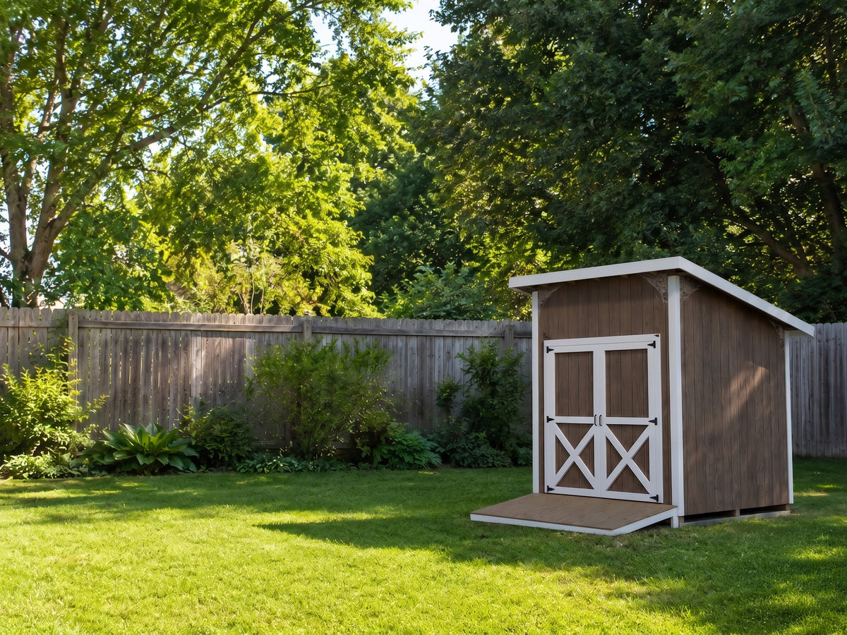 8x8 Lean-To Shed Plans | Backyard Storage Blueprint