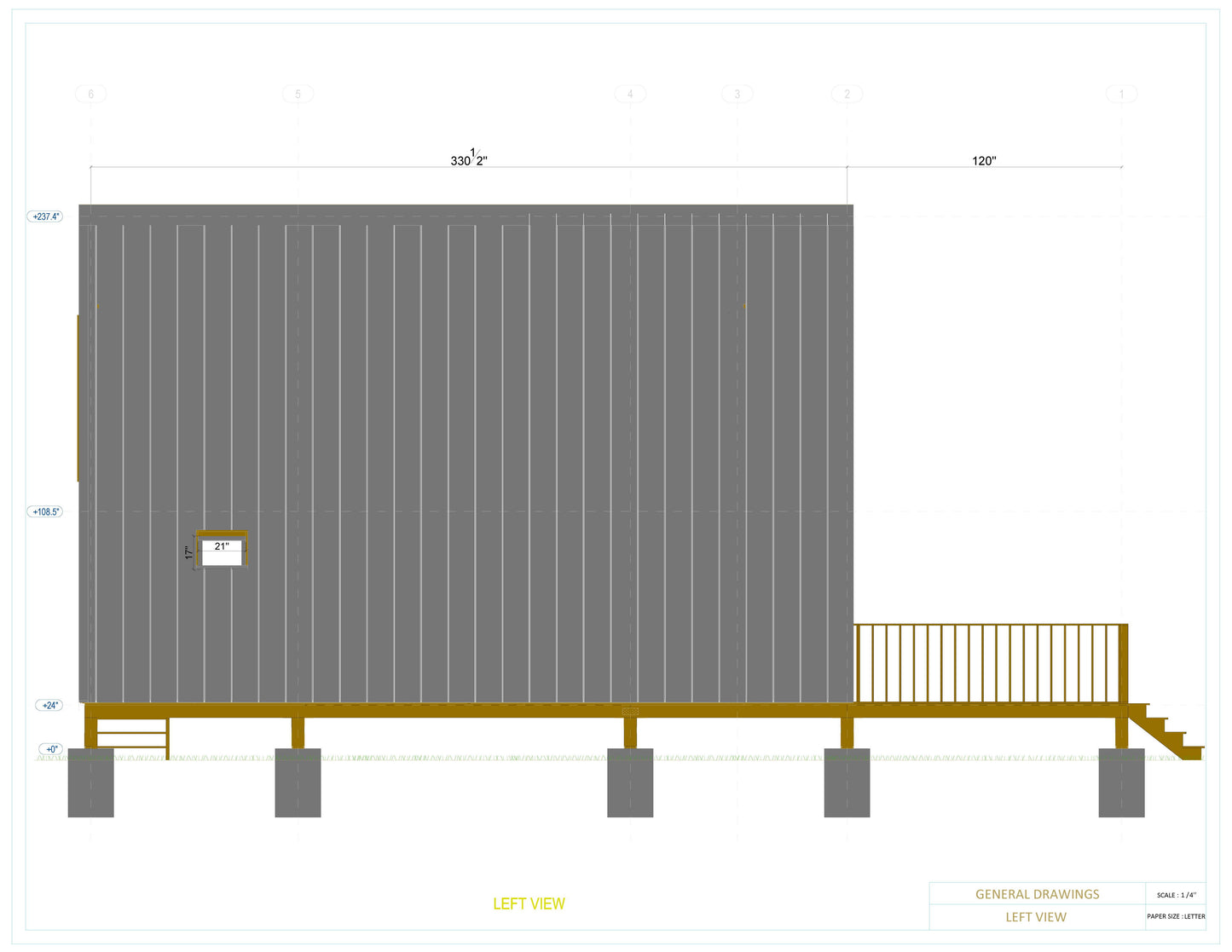 20x24 A Frame Cabin Plan