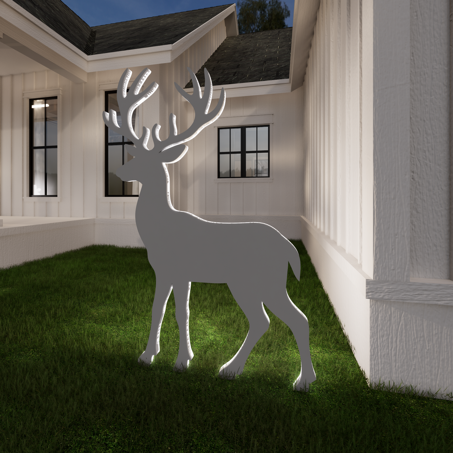 5ft Reindeer Calf Template | Large Christmas Reindeer Stencil (PDF)