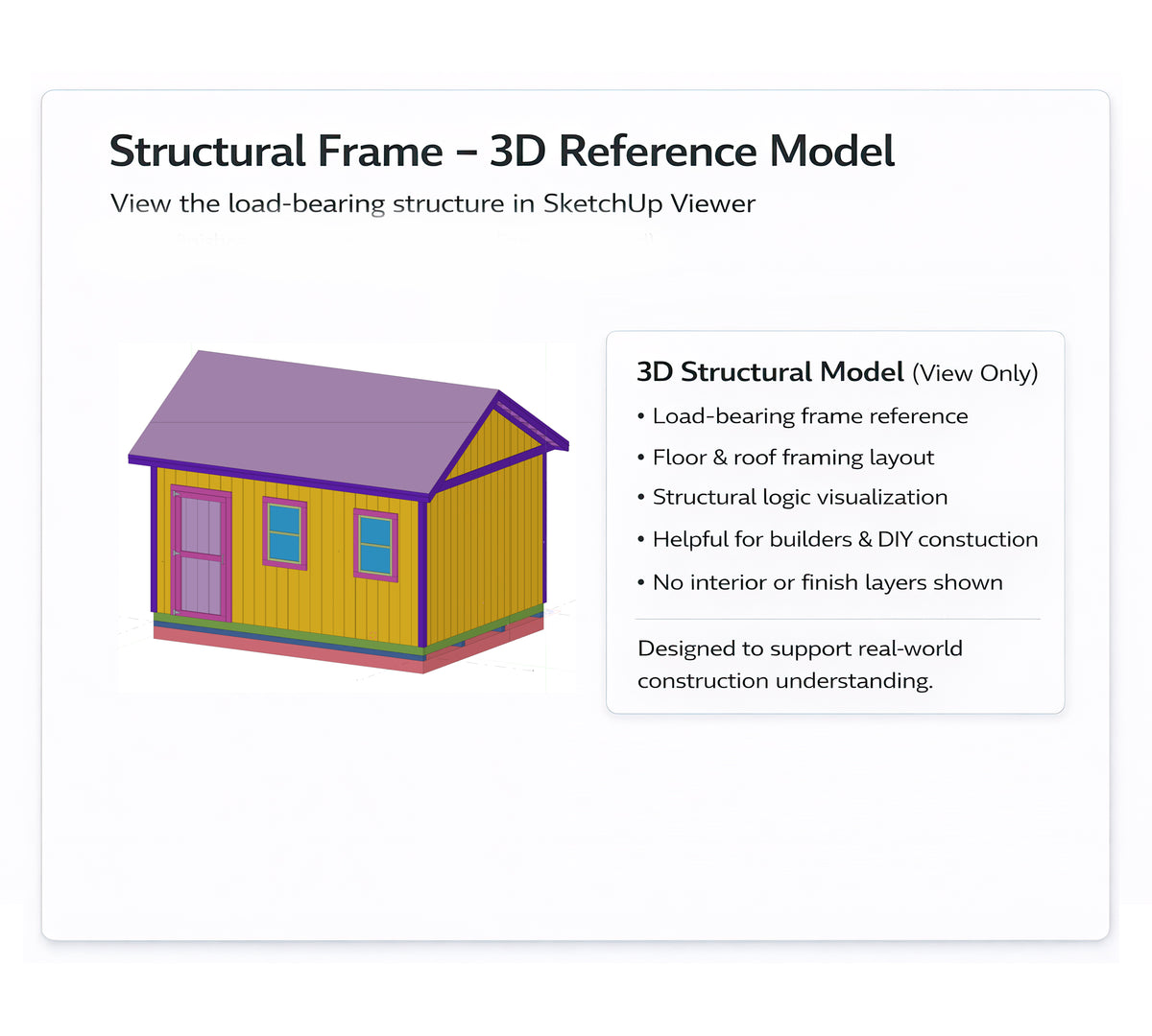 12x16 She Shed Floor Plans | Guest House Plans