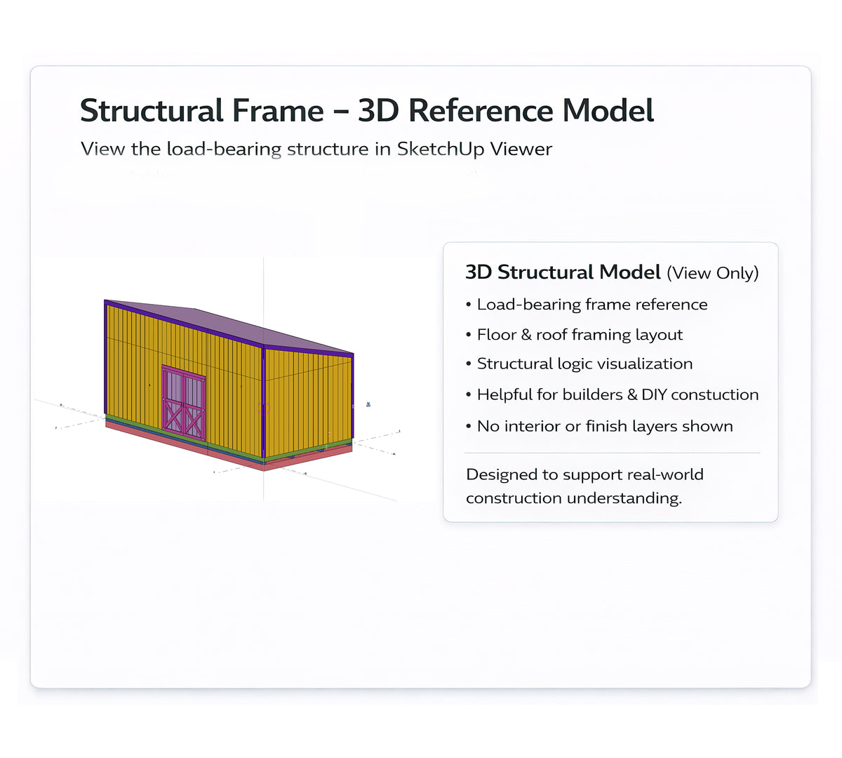 Large Lean-To Shed Plans | 12x24 Backyard Storage Building