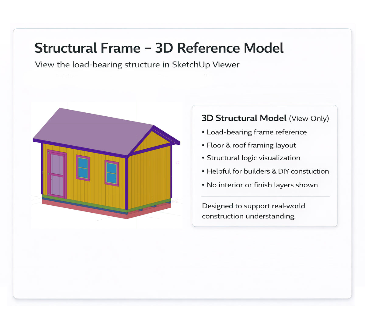 She Shed Plans | 16x10 Garden Studio , Play House