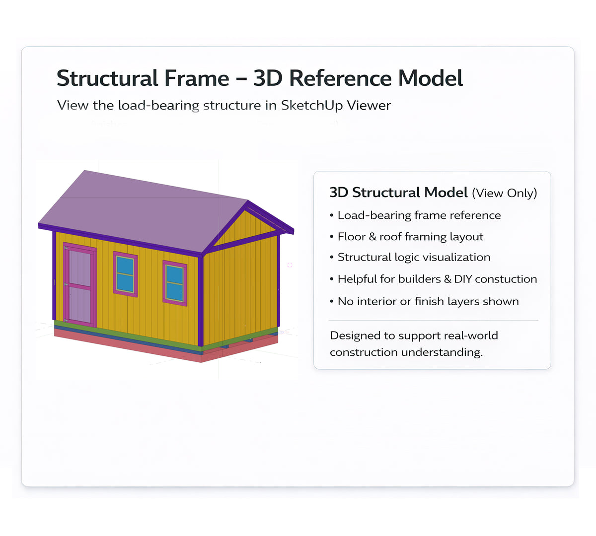 10x16 She Shed Plans | Backyard Studio, Guest House | PDF Download