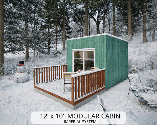 12x10 Cabin Plans