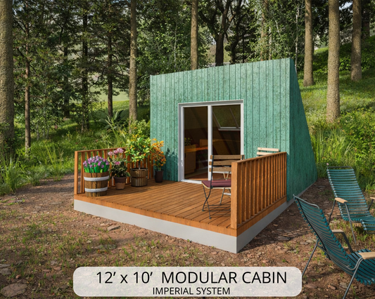 Triangular Tiny House Plan