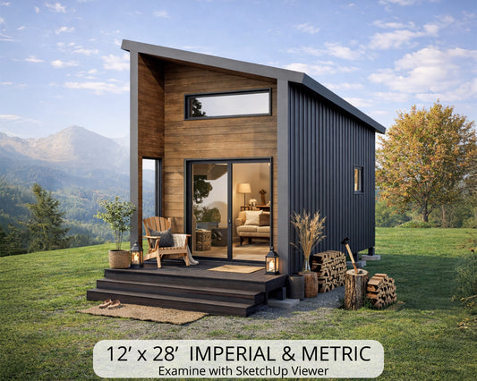 12x28 Tiny House Plan