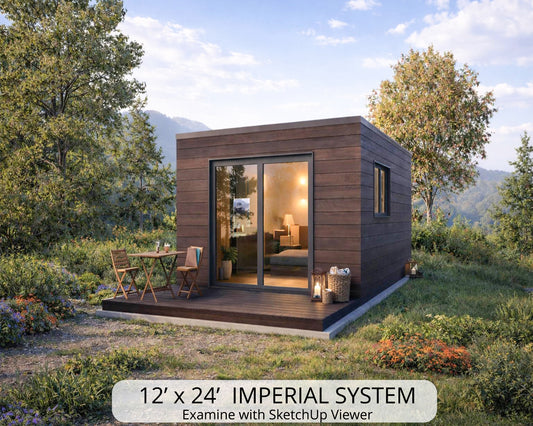 12x24 Tiny House Plan