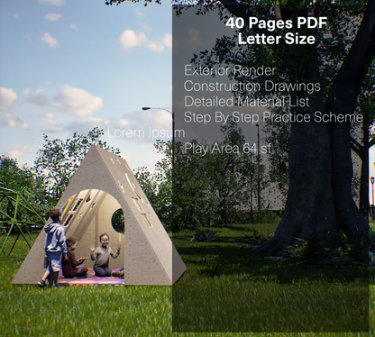 A-Frame Playhouse Plan