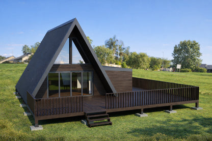 20x24 A Frame Cabin Plan