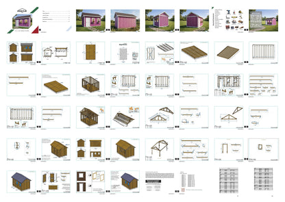 She Shed Plans | 16x10 Garden Studio , Play House