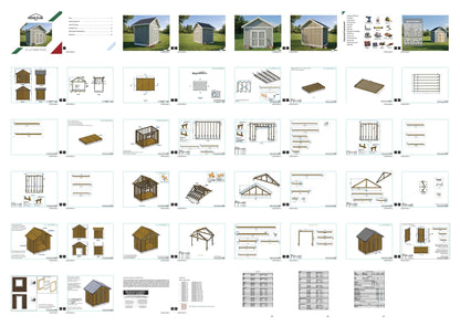 12x8 Garden Shed Plan